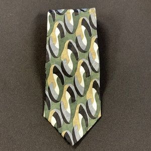 J. Riggings Hunting Horn Men’s Geometric Silk Neck Tie